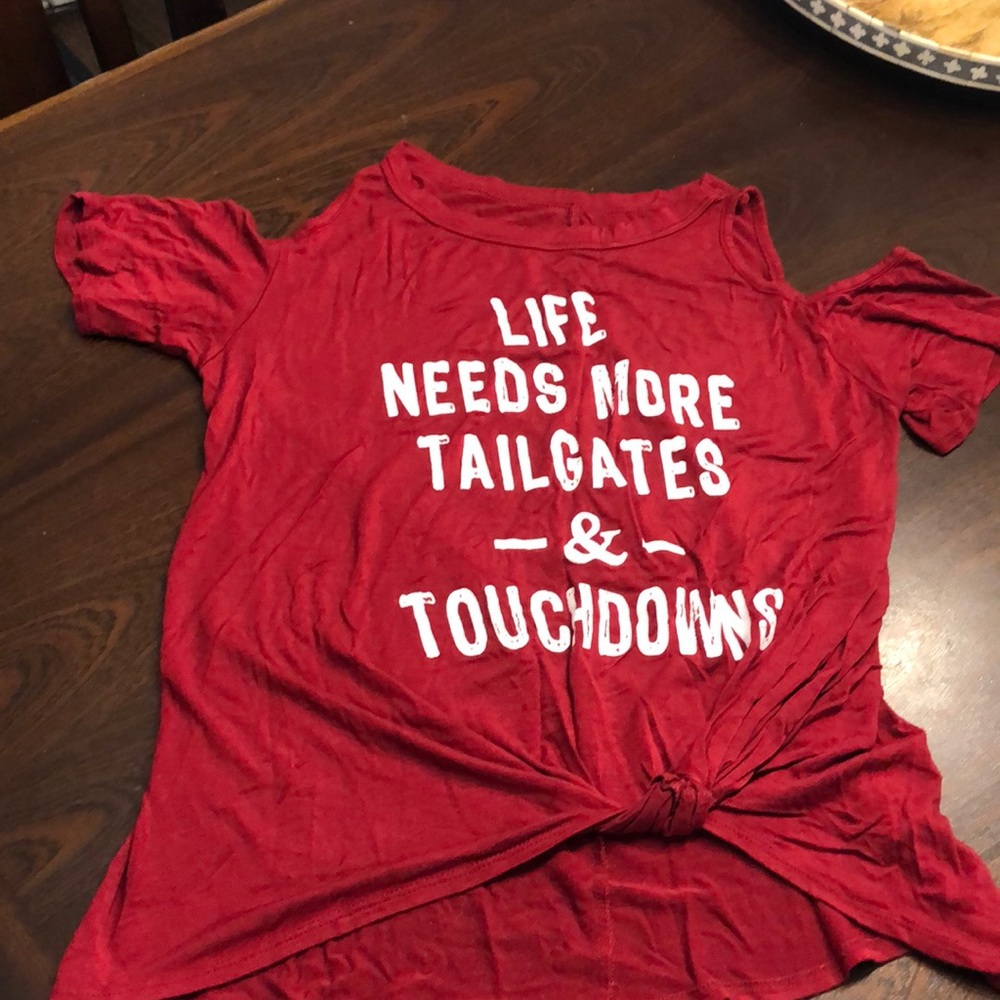 Francesca’s football shirt- xs
